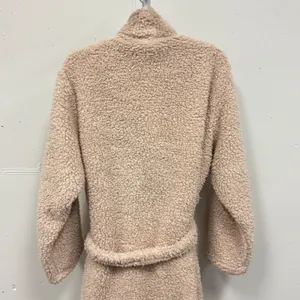 Pottery Barn Unisex Cozy Comfort Robe Teddy Plush Cozy Comfy Belted Large Beige‎ thumbnail 7