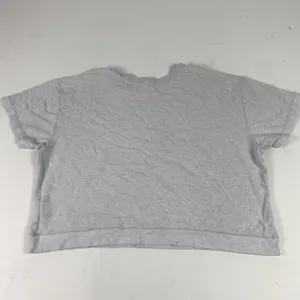 Tasc Performance Shirt Womens XL Gray Cropped Short Sleeve Crewneck Athletic Top thumbnail 8