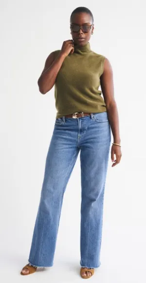 Abercrombie High-Rise Vintage Flare Jeans thumbnail 1