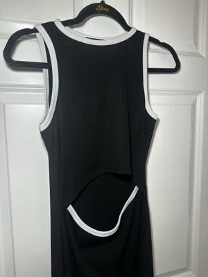 Black jersey dress Size M thumbnail 2