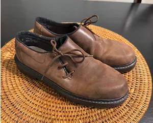 Rieker Antistress‎ Womens Brown Leather Lace Up Lug Sole Oxford Shoes 5 thumbnail 1