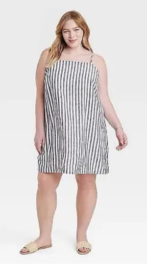 A New Day Striped Dress size XXL thumbnail 1