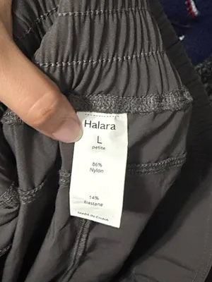 Halara Gray High Waist Hiking Joggers Pants Petite Minimalist Granola Lounge thumbnail 4