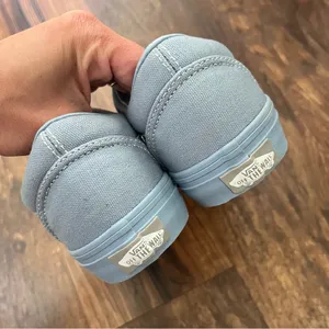 NEW Vans Old Skool Pastel Mono Dusty Blue Low-Top Shoes US Mens 4.5 Women 6 thumbnail 3