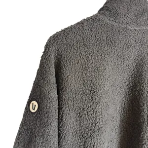 Vuori Women’s Gray Cozy Sherpa Full Zip Hiking Outdoor Warm Jacket Size Medium thumbnail 11