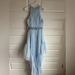 Mac Duggal 68029 Halter Neck High Low Gown NWT‎ thumbnail 12