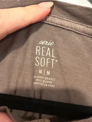 Aerie super soft distressed Brown Graphic T-Shirt - No Bikini No Problem thumbnail 2