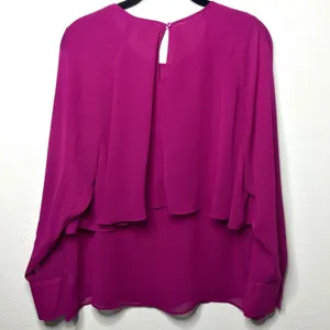 Belle & Sky Layered Long Sleeve Blouse Size Medium thumbnail 7