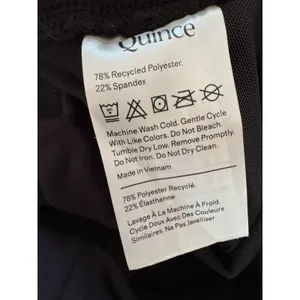 NWT Quince Whistler Mid Rise Thermal Joggers in Black Womens Size Medium thumbnail 10