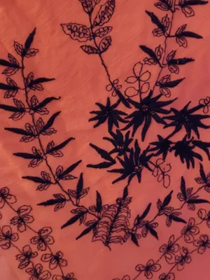 Free People Intimately Meadows of Medallion coral embroidered slip dress thumbnail 7