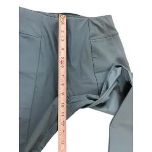 Fabletics High Waisted Hybrid Cargo Pants Short Inseam Teal Blue S Stretch NWT thumbnail 16
