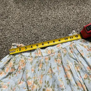 American Eagle blue, peach and green floral mini skirt S thumbnail 6
