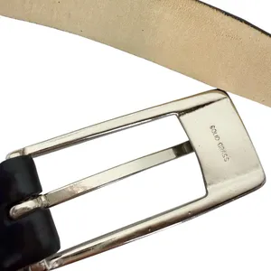 Vintage Ann Taylor Loft Black Leather Minimalist Belt‎ Size Medium thumbnail 3