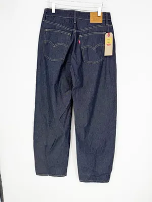 NWT Levi's Baggy Dad Barrel Leg Jeans Women's 28 Blue Y2K Denim thumbnail 4