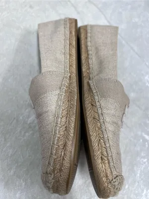 Tory Burch Beige Espadrille Flats w/Signature Logo 7.5 thumbnail 5