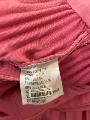 Mac Duggal Pink Pleated Wide Leg Jumpsuit Size 0 thumbnail 7