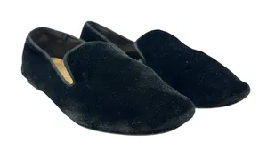 Birdies The Starling Velvet Flat‎ Loafers Black Size US 8 thumbnail 1