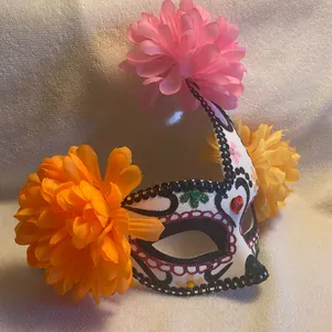 Floral Day of the Dead Mask thumbnail 4