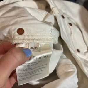 Acne Studios Town White Vintage Jeans thumbnail 7