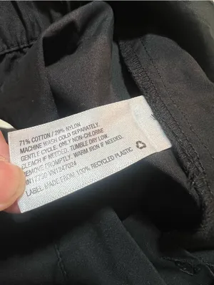 Future Collective Womens Size Medium Cargo Jogger Pants Black Windbreaker Cotton thumbnail 10