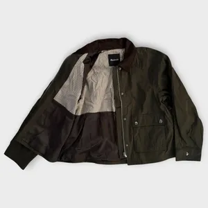 Madewell Waxed Zip-Front Jacket Size Small thumbnail 7