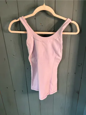 Lululemon Lilac Cross-Back Athletic Tank Top | Women’s Size 4 thumbnail 2