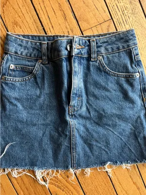 Topshop Denim Mini Skirt thumbnail 2
