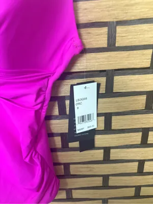 La Blanca Fuschia swim top size 8 thumbnail 7