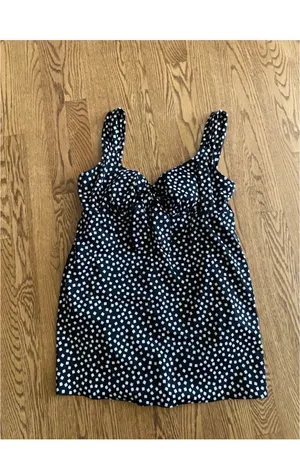 Croft & Barrow Swimsuit Black One-Piece thumbnail 4