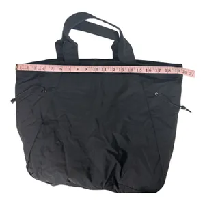 ODODOS 18L Side Cinch Tote Bag Black Lightweight Gym Travel Beach Shopper NWT thumbnail 6
