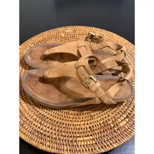 Teva Voya Infinity Leather Thong Sandals Tan Brown Womens 10 1116685 thumbnail 4
