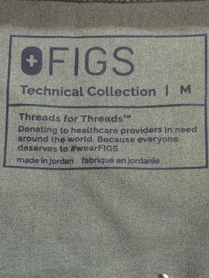 FIGS Catarina‎ One Pocket Scrub Top Green Medium Nurse Hospital Healthcare thumbnail 4