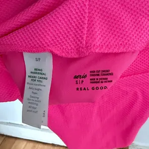 Aerie Neon Pink High-Waisted Bikini Bottom thumbnail 5