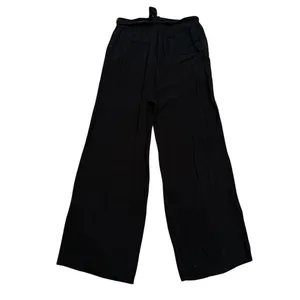 Forever 21 Contemporary High Waisted Wide Leg Pants in Black, Size XL thumbnail 3