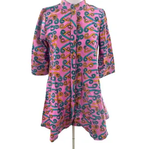 Zuri Fiddlesticks tunic dress‎ African wax print kitenge sz XXS thumbnail 2