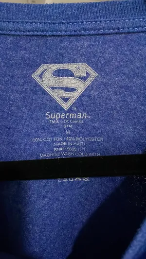 Super Man T Shirt Size M thumbnail 2