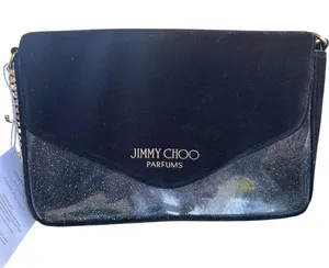 Jimmy Choo Parfums New gold tone chain crossbody bag purse with charm gift thumbnail 1