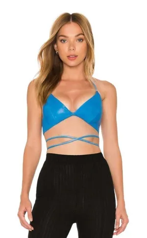 LAMARQUE X REVOLVE Melka Top in‎ Faded Jean thumbnail 1