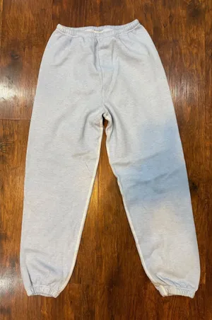 Skims light blue cotton joggers thumbnail 1