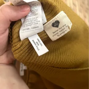 Madewell Wakeford Ruffle Sweater Tank Top #AM299 in Bronze Wool Blend Size Small thumbnail 4