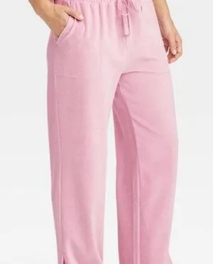 JoyLab Pink Wide Leg Sweatpants thumbnail 1