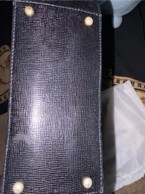 MCM Black Leather Satchel with Gold Hardware thumbnail 3