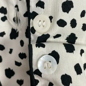 Isaac Mizrahi‎ Pajamas Dots Cruella De Vil Halloween Costume Dalmatian Spots Med thumbnail 4