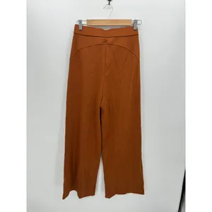 Halara Wide Leg Pants Womens‎ Size S NWT Orange Pull On Stretch Lounge Casual thumbnail 2
