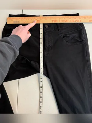 Anthropologie Pilcro Black‎ Bootcut Trouser Pant 2024 size 27 neutral classic thumbnail 4