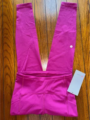 Lululemon Swift Speed High Rise 28” With Pockets Magenta Purple Size 6 NWT thumbnail 1