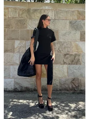 Lioness Martini Mini Dress in Onyx Medium New Womens Tailored Shirtdress thumbnail 11