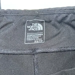 The North Face knit pants pull on XS mid rise black logo wide leg womens stretch thumbnail 8