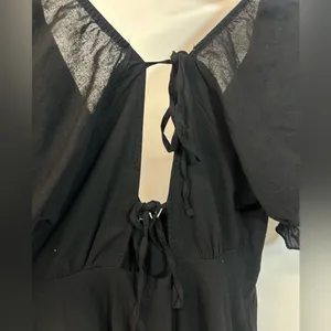 Princess Polly Women’s Size 10 Black Dress with Ruffle Detail thumbnail 6