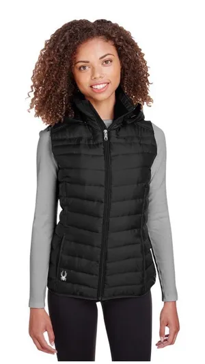 Spyder Ladies Supreme Puffer Vest - Black thumbnail 1